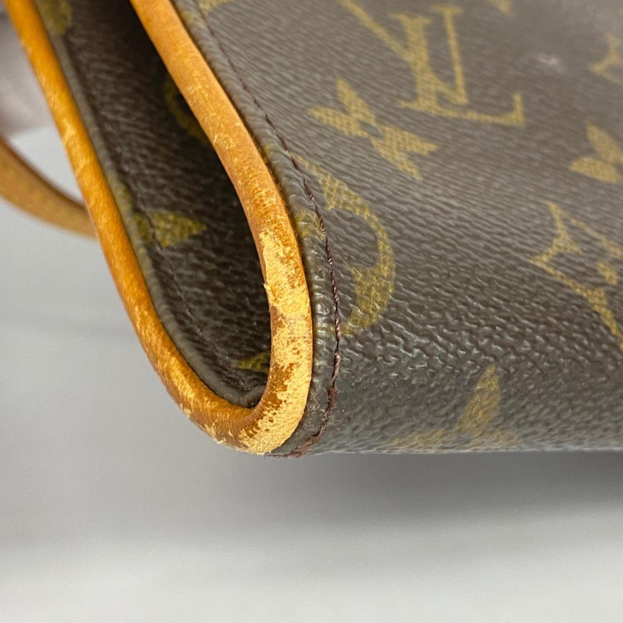 Louis Vuitton Shoulder Bag Monogram Pochette Twin GM M51852 Brown Women's