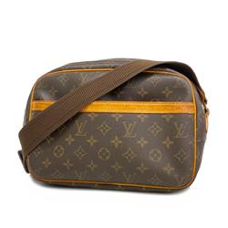 Louis Vuitton Shoulder Bag Monogram Reporter PM M45254 Brown Ladies