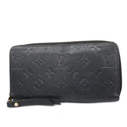 Louis Vuitton Long Wallet Monogram Empreinte Zippy M60571 Noir Ladies