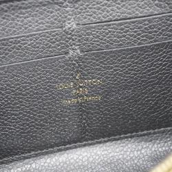 Louis Vuitton Long Wallet Monogram Empreinte Zippy M60571 Noir Ladies