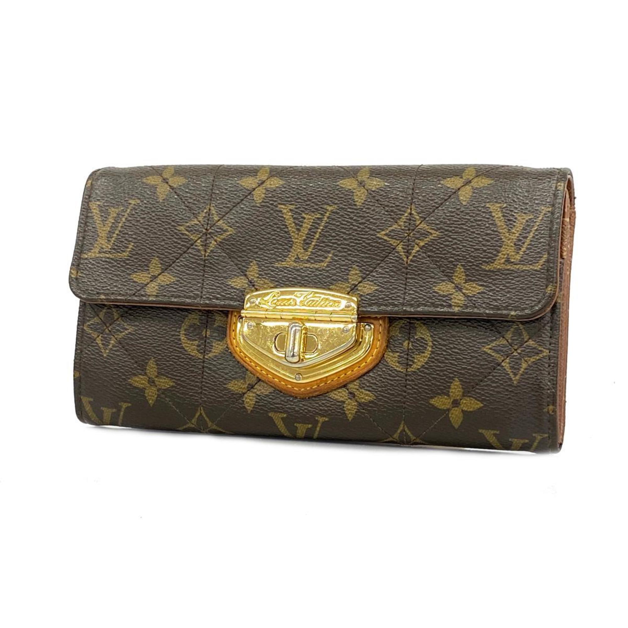 Louis Vuitton Long Wallet Monogram Etoile Portefeuille Sarah M66556 Brown Ladies