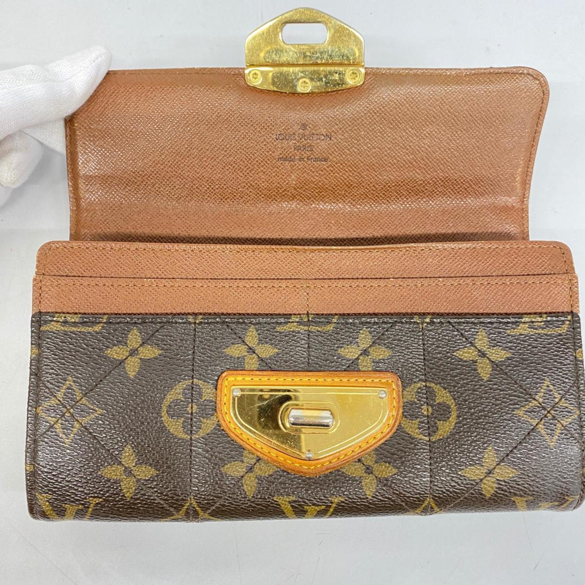 Louis Vuitton Long Wallet Monogram Etoile Portefeuille Sarah M66556 Brown Ladies