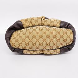 Gucci Handbag GG Canvas 247902 Brown Champagne Women's