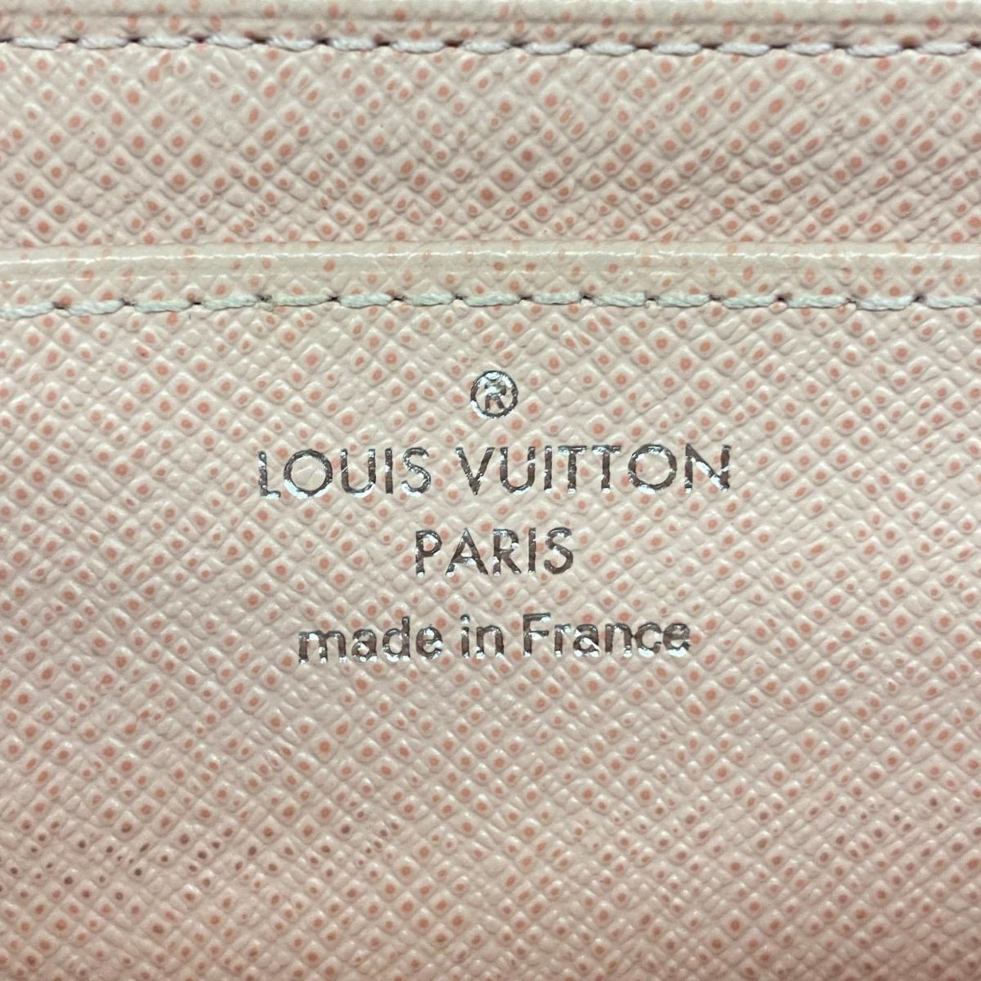 Louis Vuitton Long Wallet Epi Portefeuille Twist M61178 Rose Ballerine Ladies