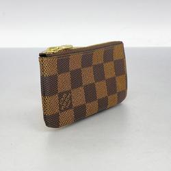 Louis Vuitton Wallet/Coin Case Damier Pochette Cle N62658 Ebene Men's/Women's