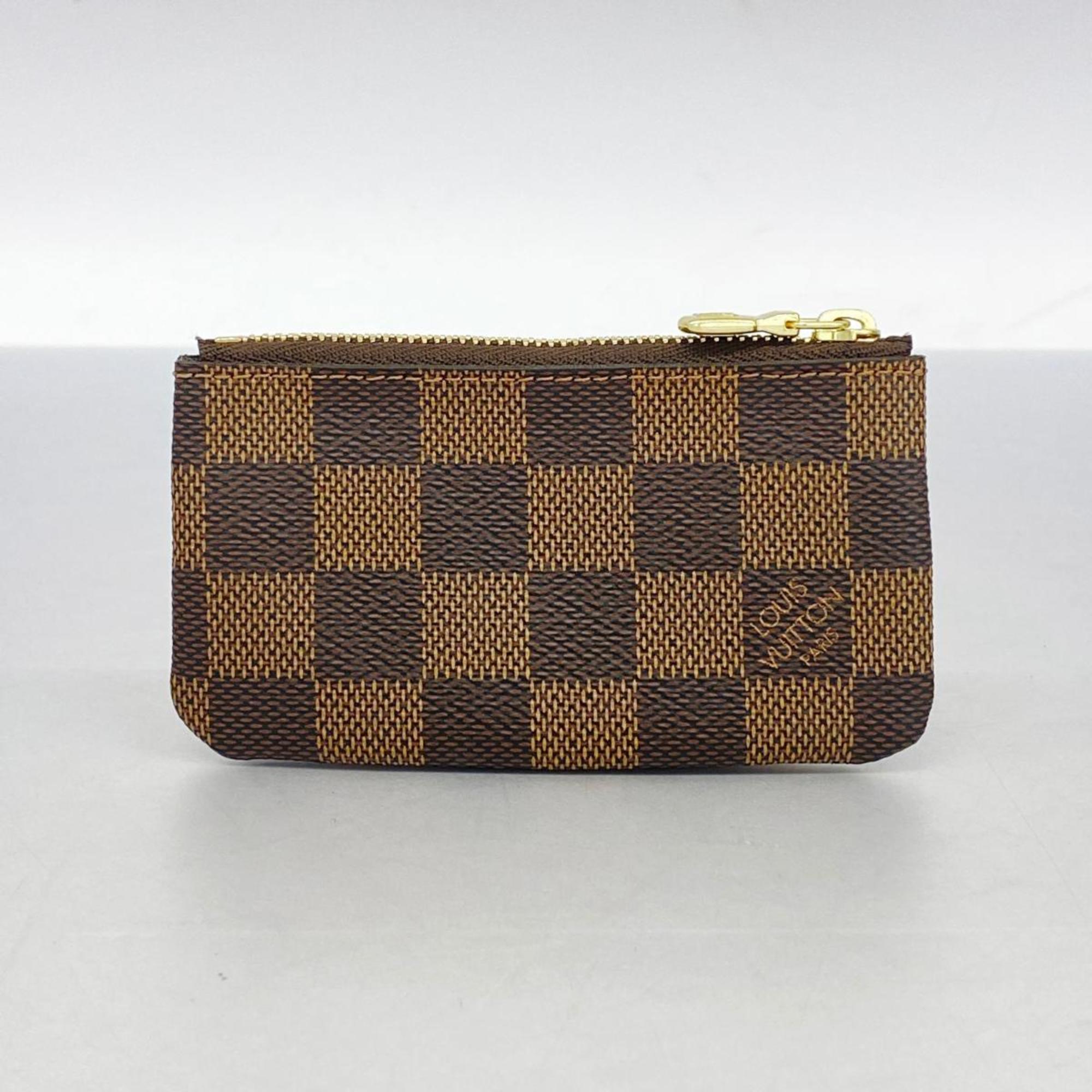 Louis Vuitton Wallet/Coin Case Damier Pochette Cle N62658 Ebene Men's/Women's