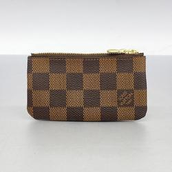 Louis Vuitton Wallet/Coin Case Damier Pochette Cle N62658 Ebene Men's/Women's