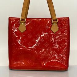 Louis Vuitton Tote Bag Vernis Houston M91092 Rouge Ladies