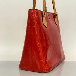 Louis Vuitton Tote Bag Vernis Houston M91092 Rouge Ladies