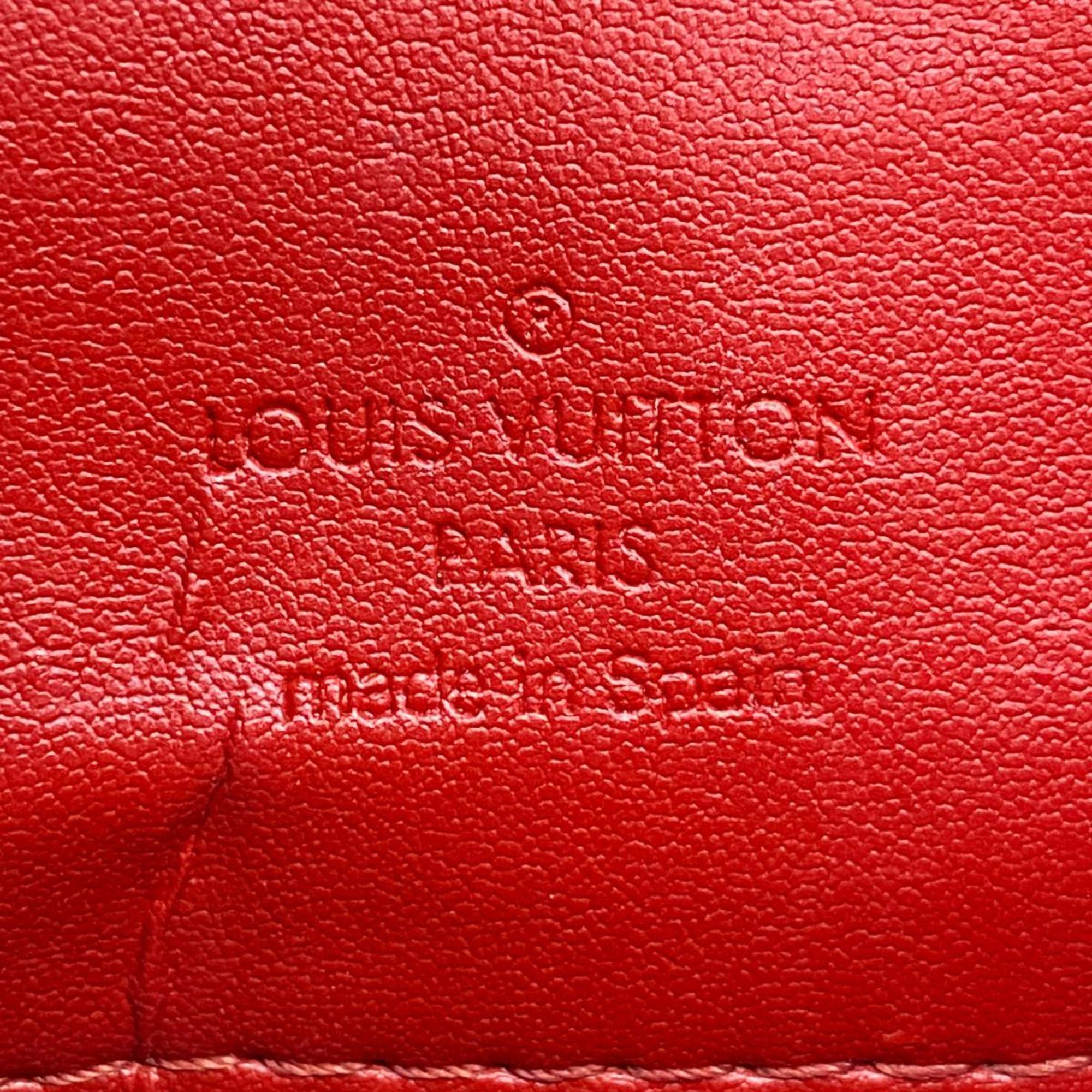 Louis Vuitton Tote Bag Vernis Houston M91092 Rouge Ladies