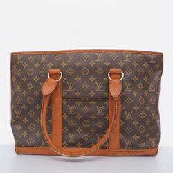 Louis Vuitton Tote Bag Monogram Sac Weekend PM M42425 Brown Women's