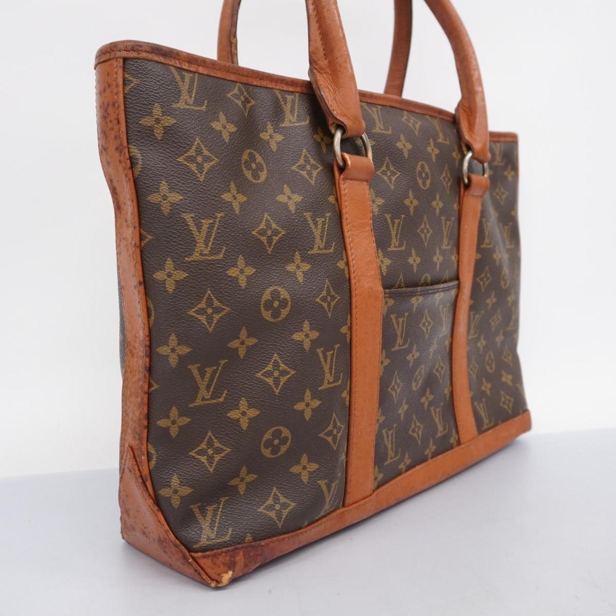 Louis Vuitton Tote Bag Monogram Sac Weekend PM M42425 Brown Women's