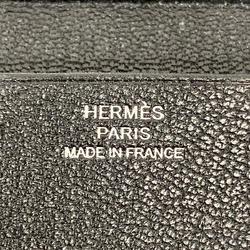 Hermes Diary Cover Agenda C Stamp Chevre Mysore Black Men's Women's