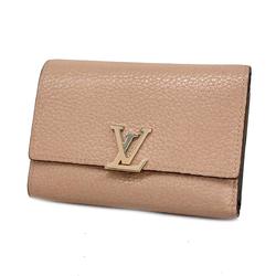 Louis Vuitton Tri-fold Wallet Portefeuille Capucines Compact M62156 Magnolia Ladies