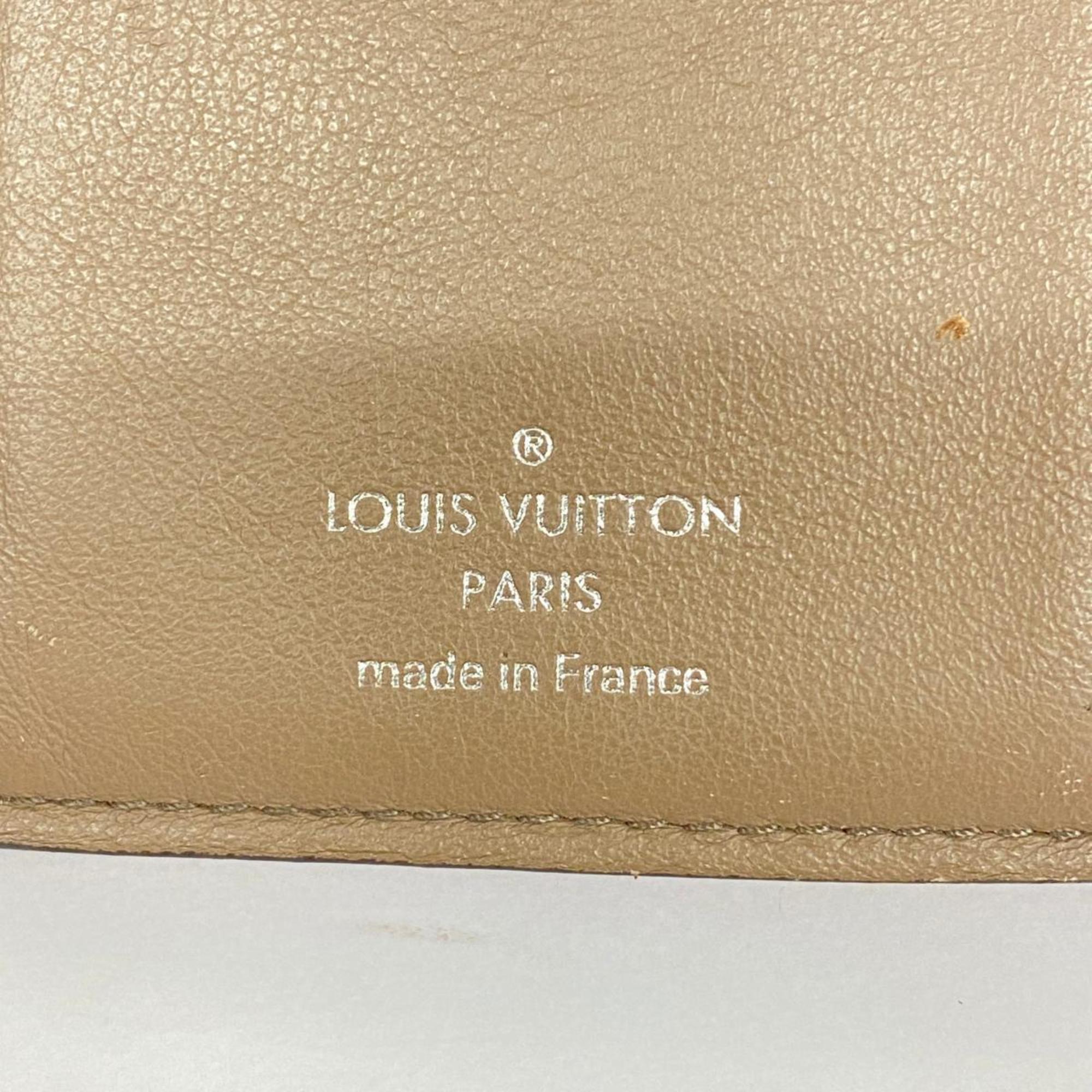 Louis Vuitton Tri-fold Wallet Portefeuille Capucines Compact M62156 Magnolia Ladies