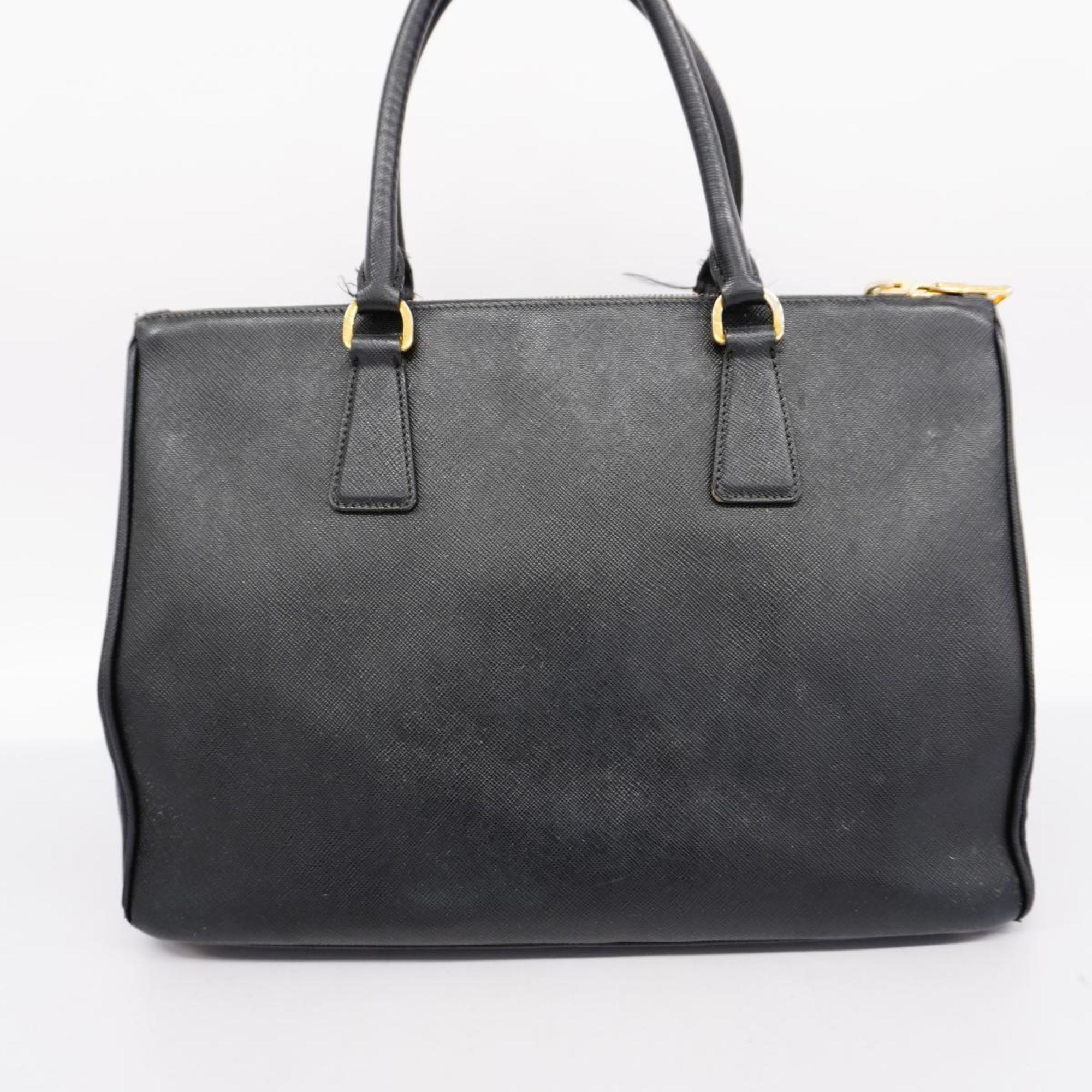 Prada handbag saffiano leather black ladies