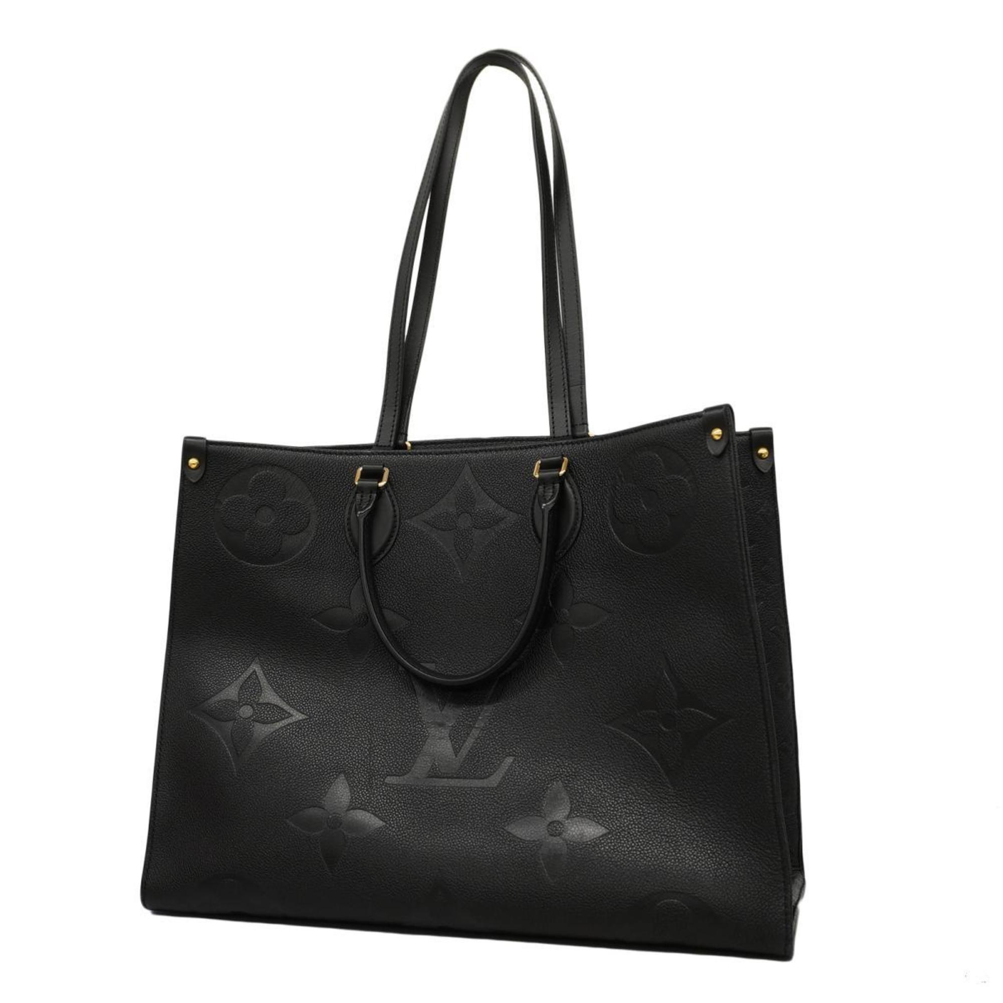 Louis Vuitton Tote Bag Monogram Empreinte On the Go GM M44925 Noir Ladies