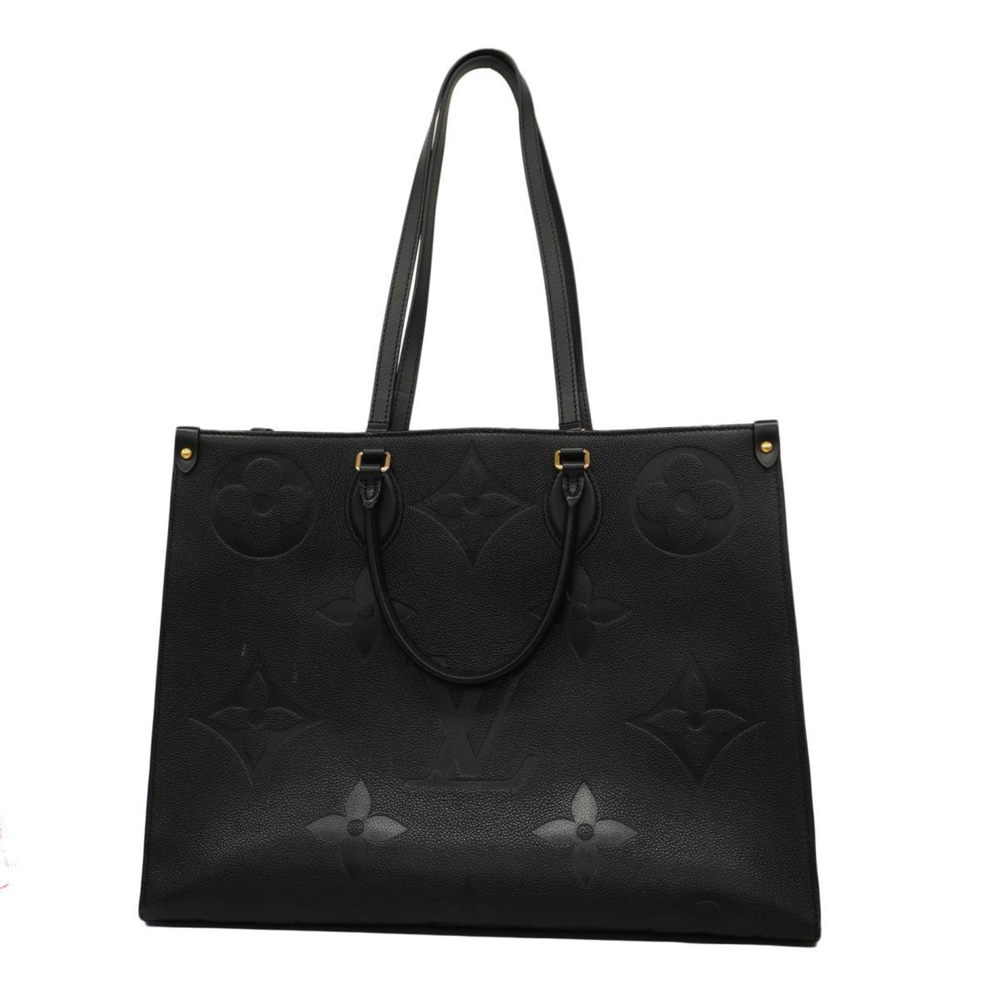 Louis Vuitton Tote Bag Monogram Empreinte On the Go GM M44925 Noir Ladies