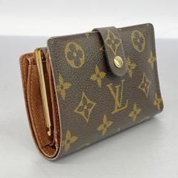 Louis Vuitton Wallet Monogram Porte Monnaie Biennois M61663 Brown Ladies