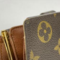 Louis Vuitton Wallet Monogram Porte Monnaie Biennois M61663 Brown Ladies