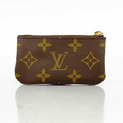 Louis Vuitton Wallet/Coin Case Monogram Pochette Cle M62650 Brown Men's Women's