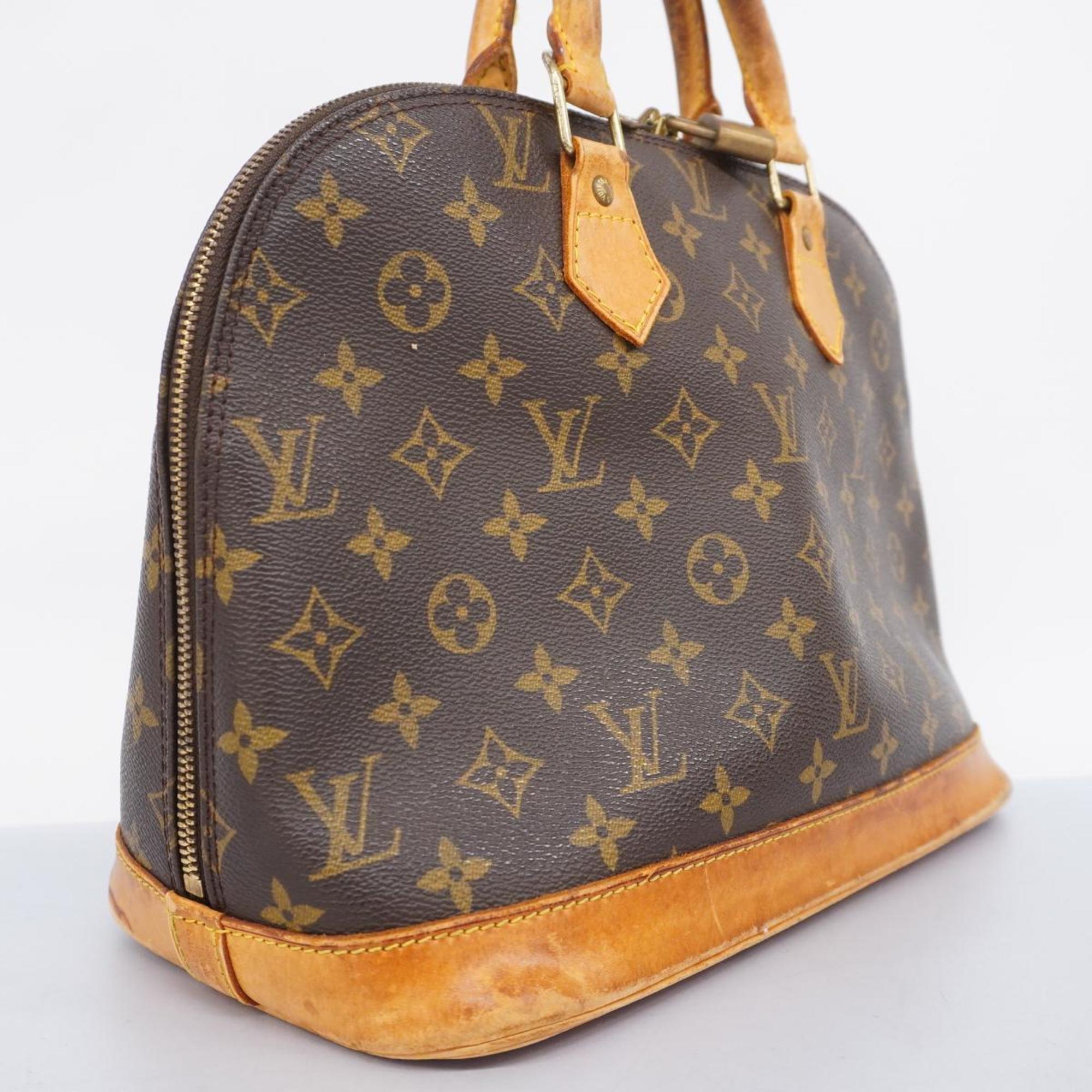 Louis Vuitton handbag Monogram Alma M51130 brown ladies