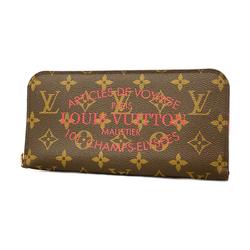 Louis Vuitton Long Wallet Monogram Ikat Flower Portefeuille Ansolite M60391 Rose Andian Ladies