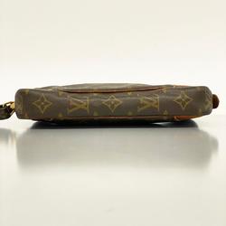 Louis Vuitton Clutch Bag Monogram Marly Dragonne PM M51827 Brown Men's