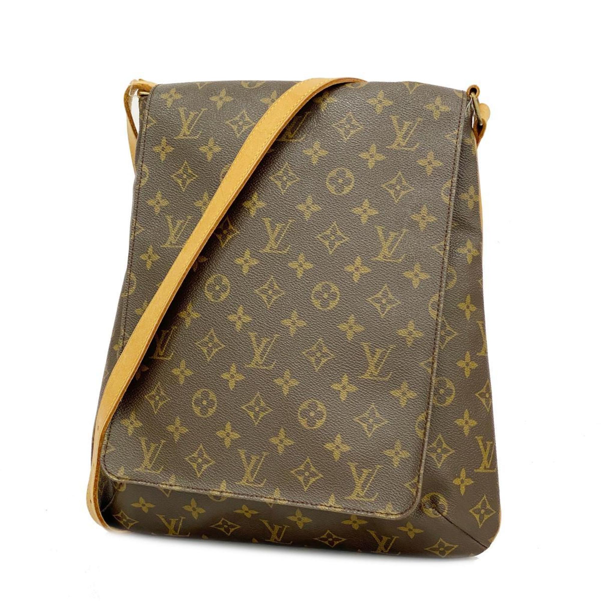 Louis Vuitton Shoulder Bag Monogram Musette M51256 Brown Ladies