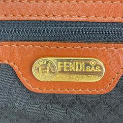 Fendi Boston bag leather brown black men women