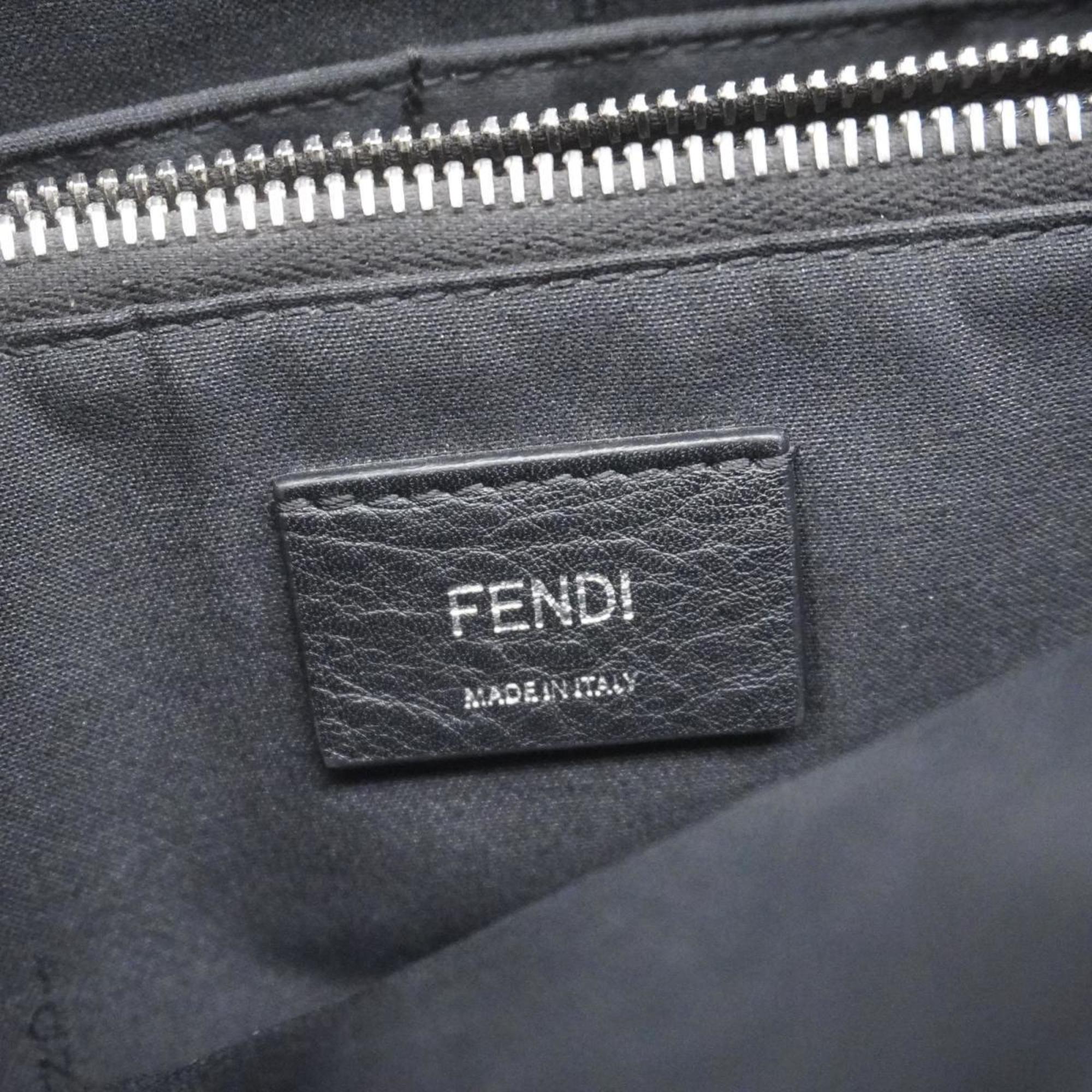 Fendi Shoulder Bag By The Way Leather Black Women's