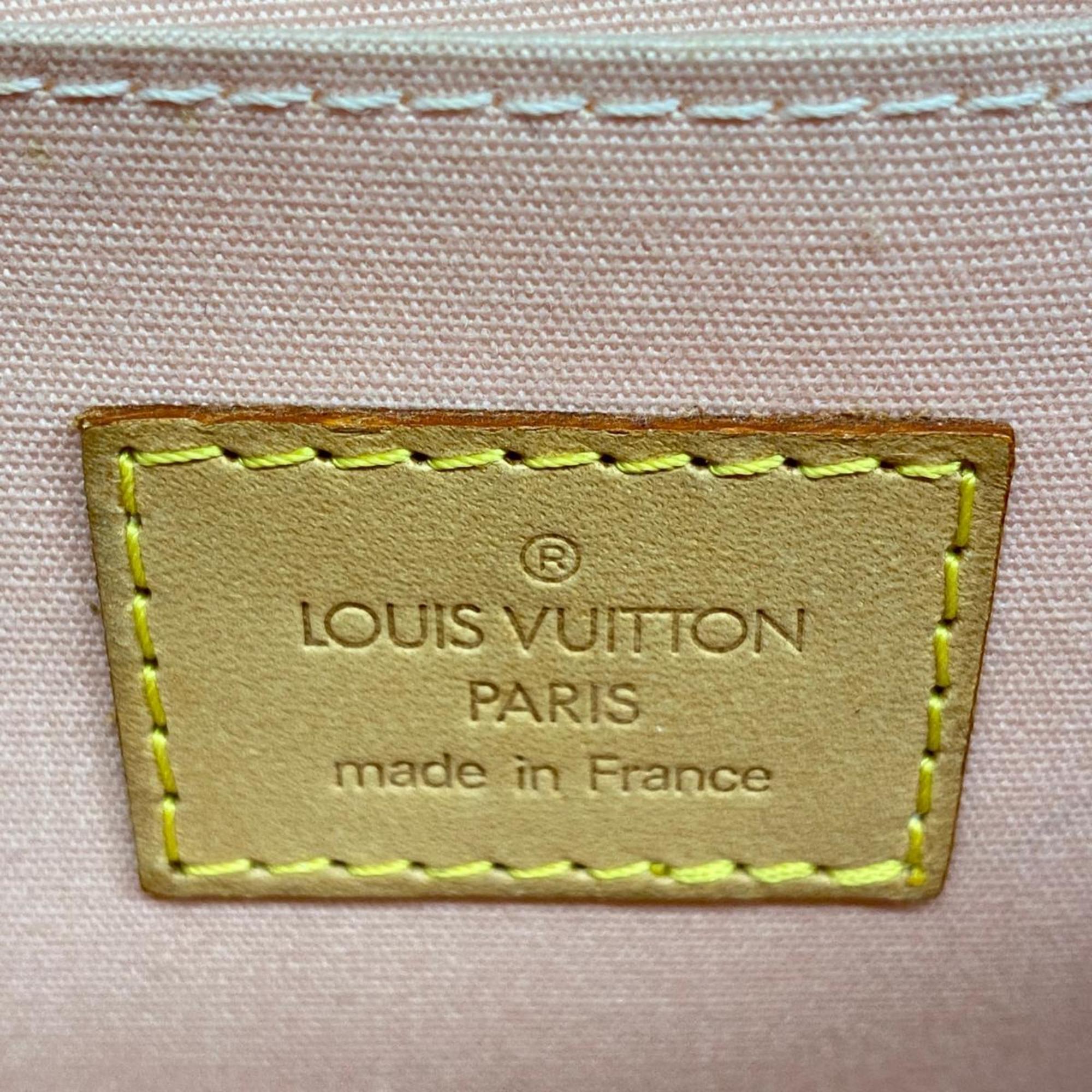 Louis Vuitton Shoulder Bag Vernis Biscayne Bay PM M91288 Marshmallow Pink Ladies