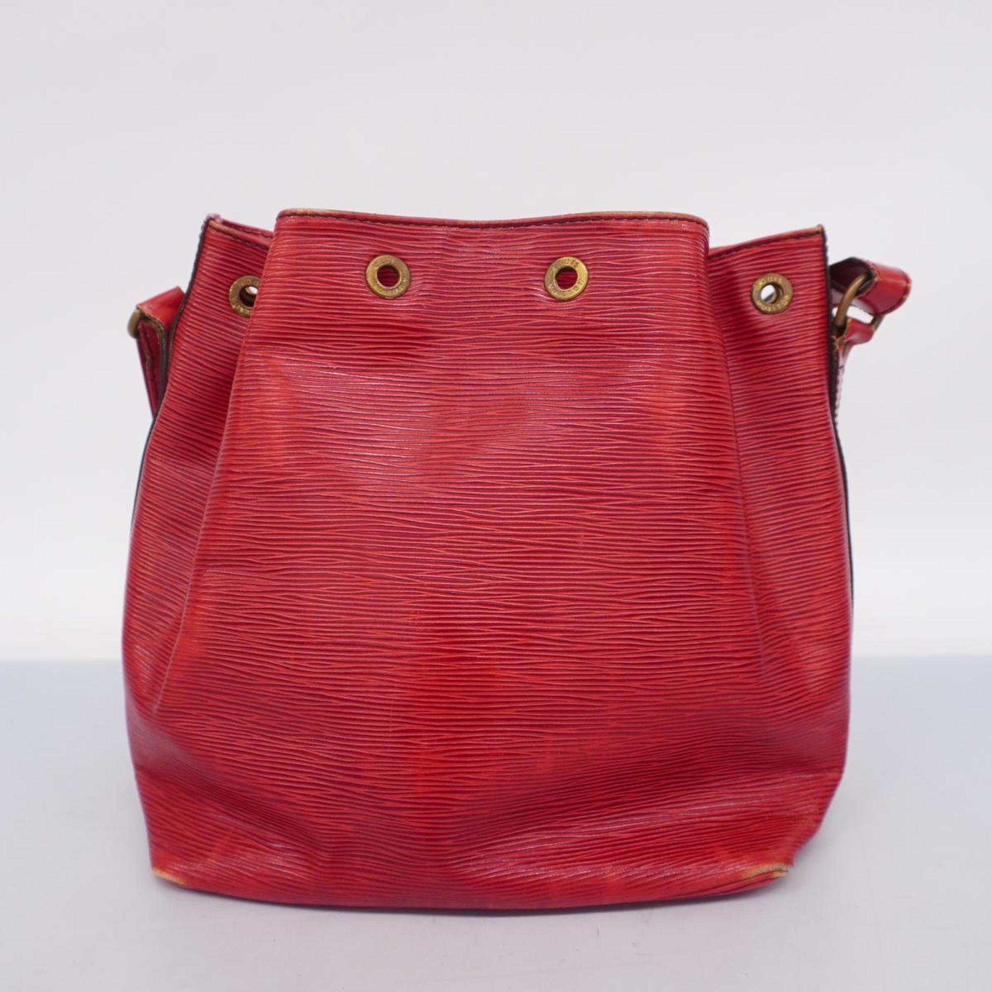 Louis Vuitton Shoulder Bag Epi Petit Noe M5901E Rouge Ladies