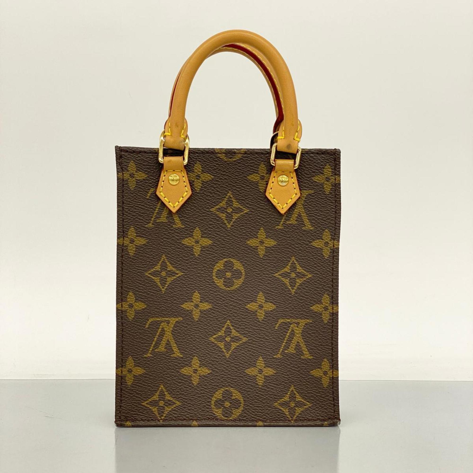 Louis Vuitton Shoulder Bag Monogram Petite Sac Plat M81295 Brown Women's