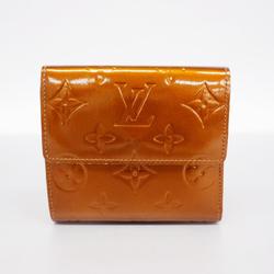 Louis Vuitton Tri-fold Wallet Vernis Porte Monnaie Billet Credit M91170 Bronze Ladies