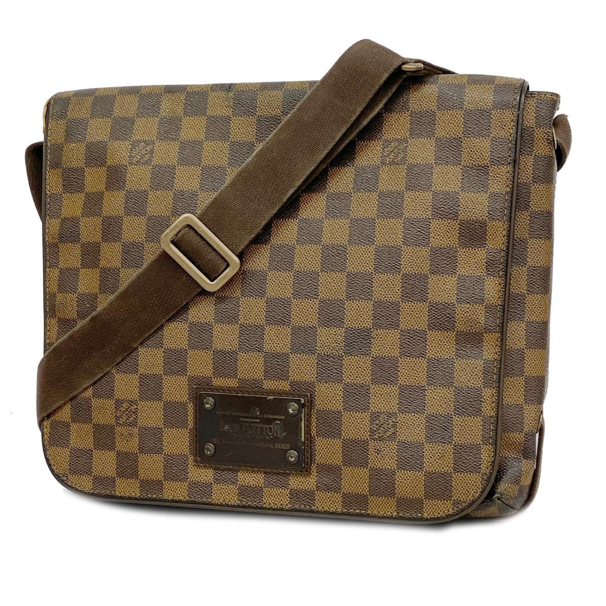 Louis Vuitton Shoulder Bag Damier Brooklyn GM N51212 Ebene Ladies