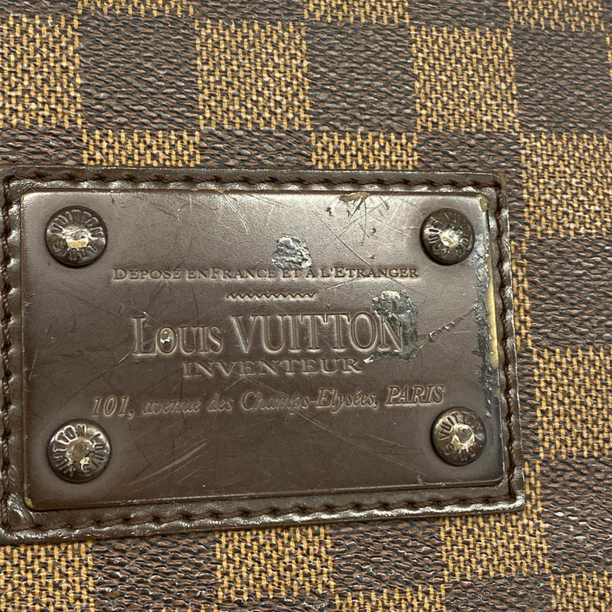 Louis Vuitton Shoulder Bag Damier Brooklyn GM N51212 Ebene Ladies