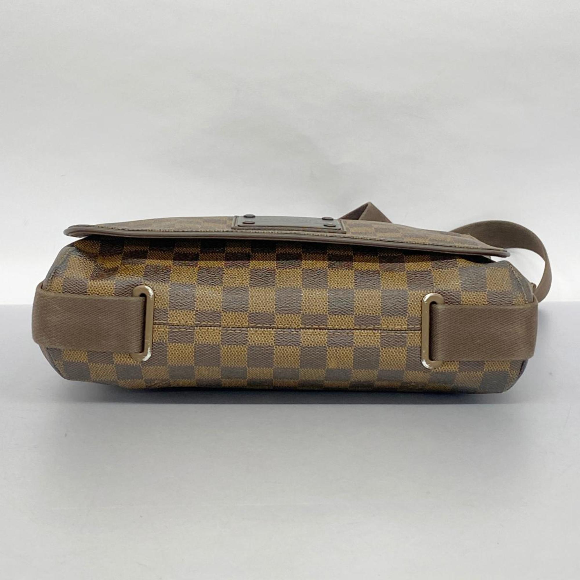 Louis Vuitton Shoulder Bag Damier Brooklyn GM N51212 Ebene Ladies