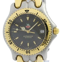 Polished TAG HEUER Sel Professional 200M Gold Plated Steel Watch WG1120 BF576150