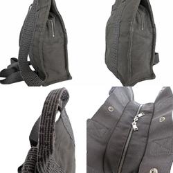 Hermes HERMES Backpack Air Line Canvas Dark Gray Silver Men's Women's s0259f