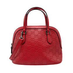 GUCCI Handbag Shoulder Bag Guccissima Leather Red Women's 341504 n0386