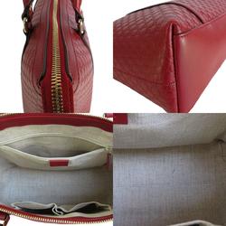 GUCCI Handbag Shoulder Bag Micro Guccissima Leather Dark Red Women's 449636 s0012a