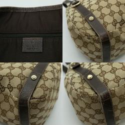 GUCCI Tote Bag GG Canvas Beige Gold Men's Women's PD334