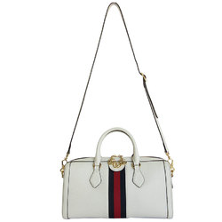 GUCCI Handbag Shoulder Bag Ophidia Leather Off-White Gold Women's 524532 s0065i