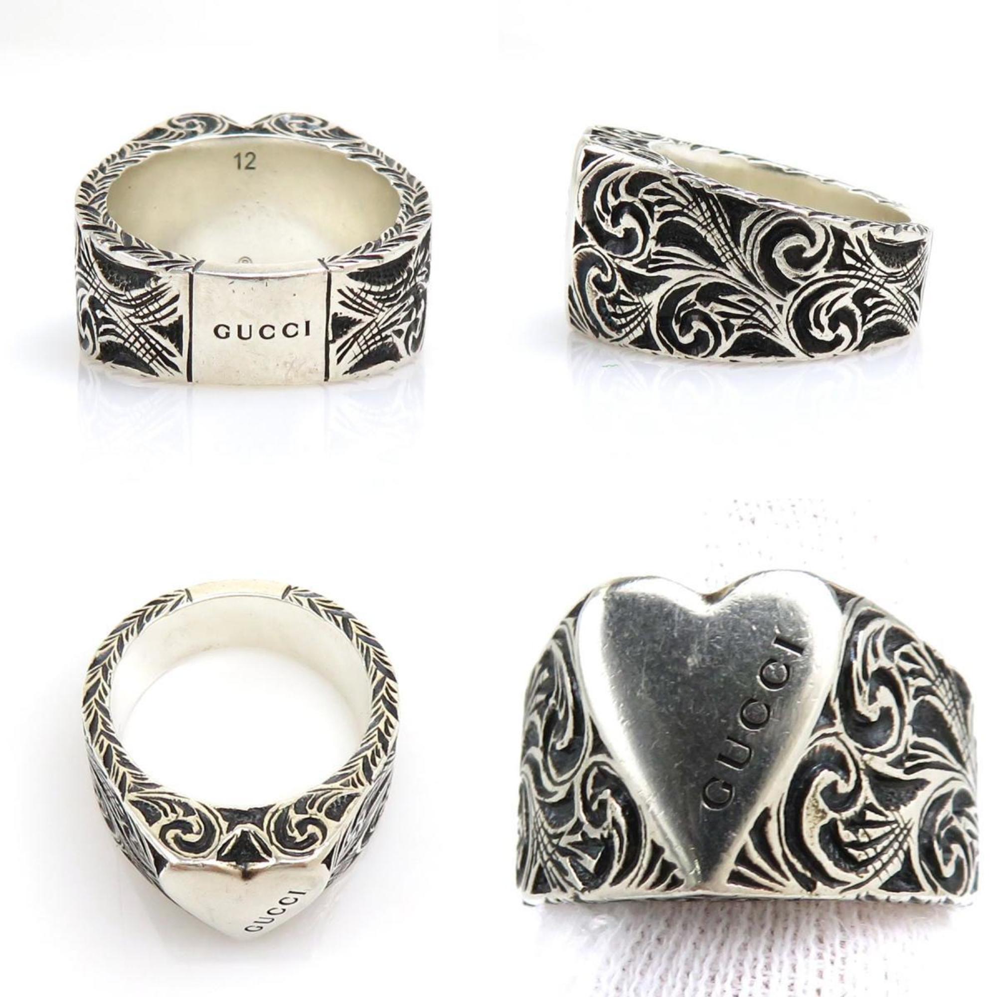 Gucci GUCCI Ring Silver 925 Women's h30521a