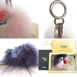 FENDI Charm Bag Bugs Monster Fur Purple Pink Silver Women's s0066g