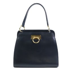 CELINE handbag leather navy gold women's e59157a