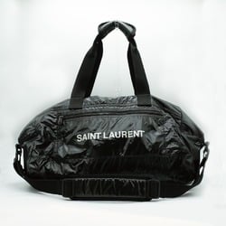 Saint Laurent SAINT LAURENT Boston bag Travel Nylon Black Men Women PD384