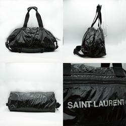 Saint Laurent SAINT LAURENT Boston bag Travel Nylon Black Men Women PD384