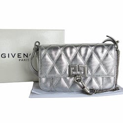 Givenchy shoulder bag polyester silver women's s0136a